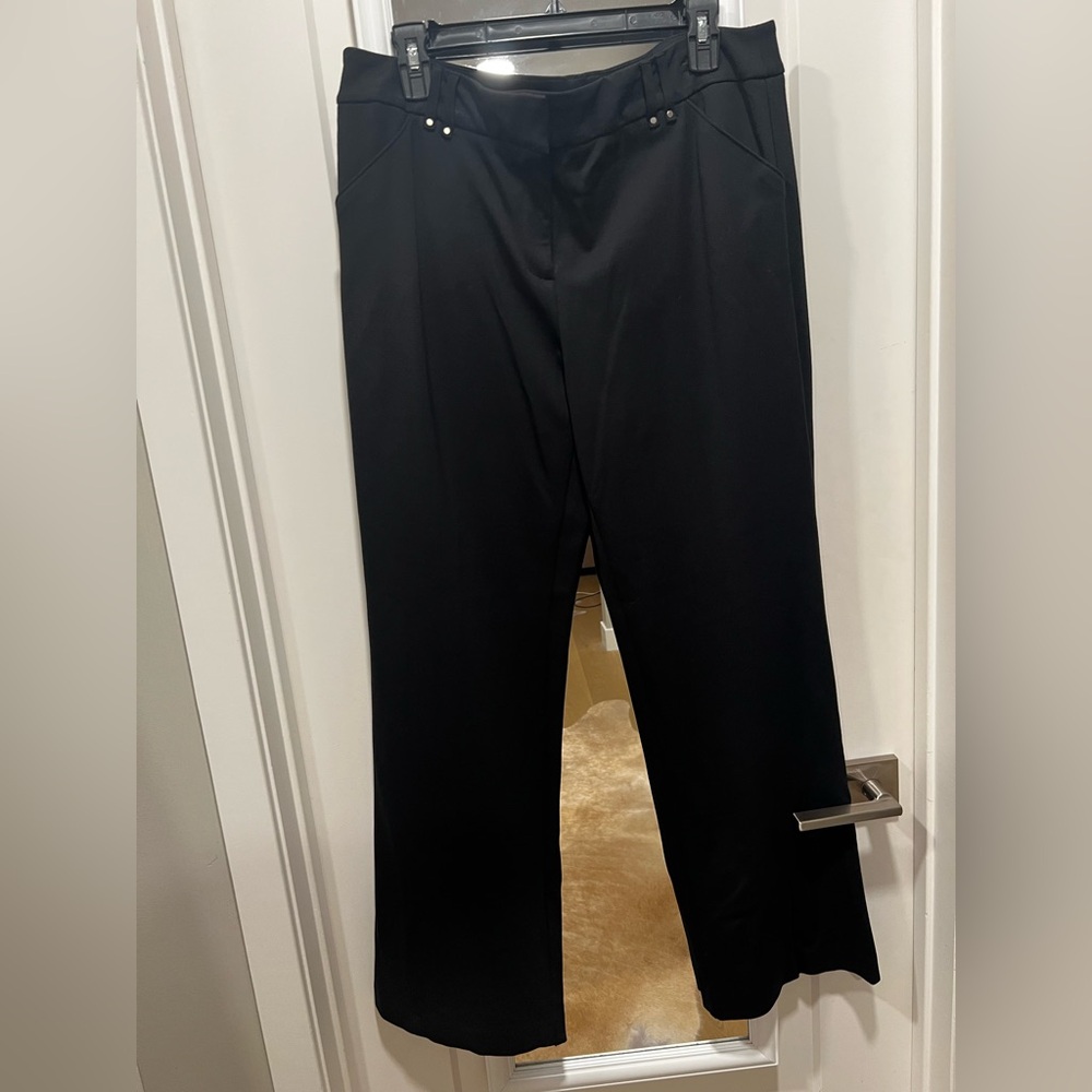 Alfani Women’s Work Dress Pants in Black Bootcut NWOT